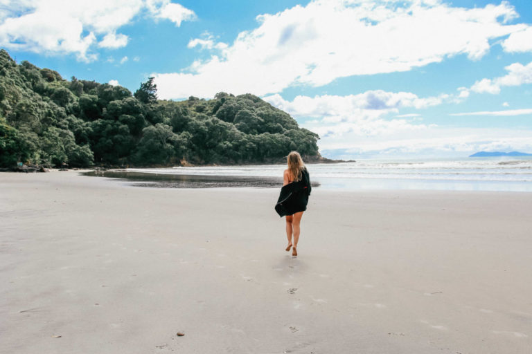 Uusi-Seelanti: Ensimmäinen etappi Waihi Beachillä